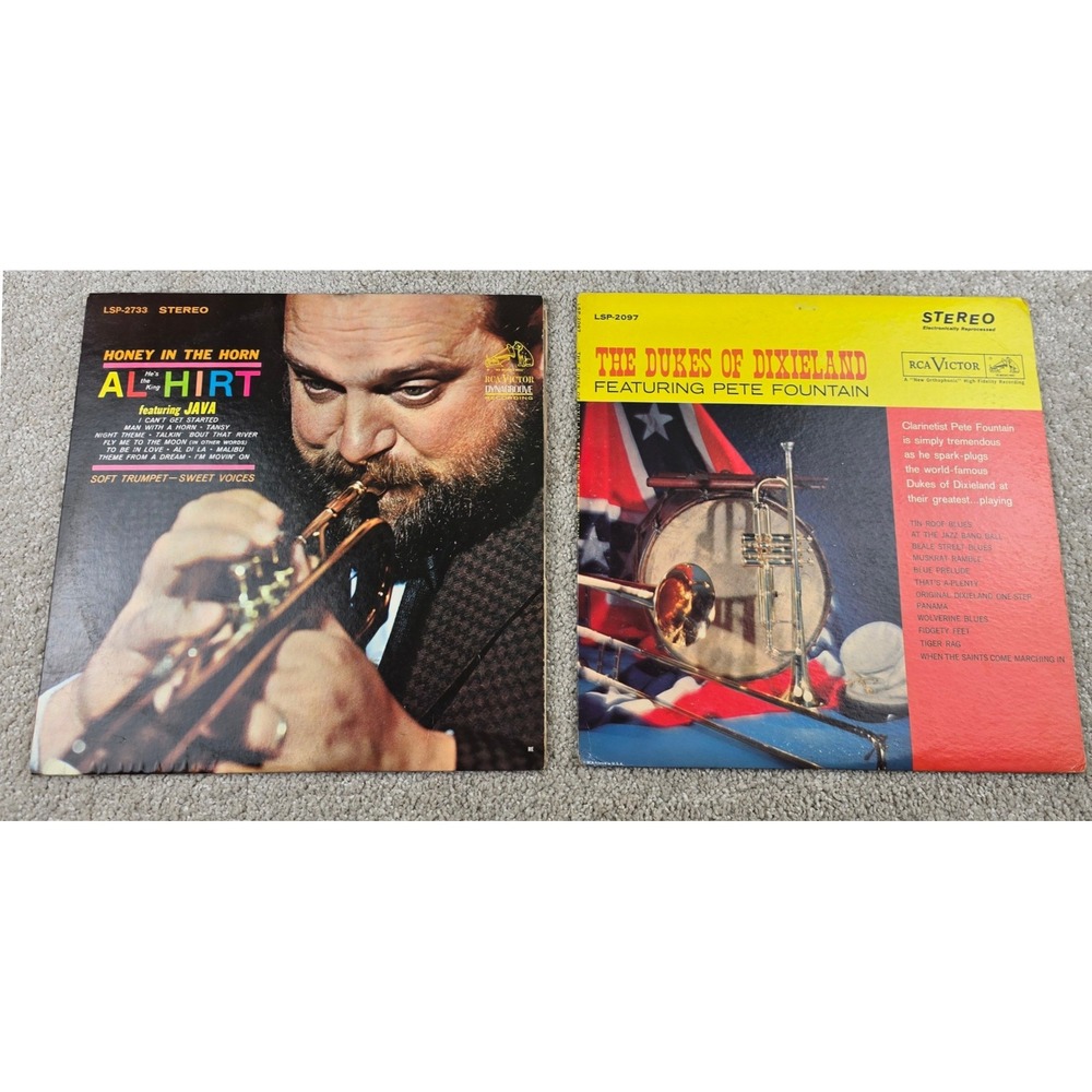 Al Hirt Honey in the Horn Dukes of Dixieland Pete Fountain 2 Vinyl LP Lot